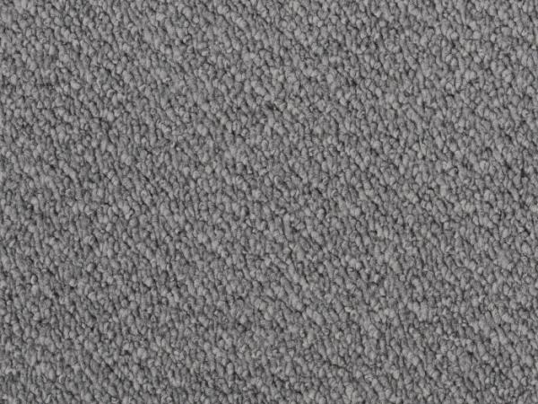 Rechteckige Draufsicht vom Vorwerk Telma Teppichboden in grau – neutraler Teppich für elegante Raumkonzepte